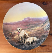 Coalport Collectors Plate: Sporting Dogs by Melvyn Buckley - The Yellow Labrador
