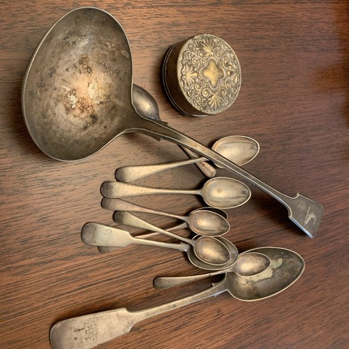 Silver plated lot antique - plated,