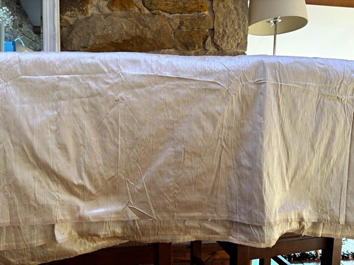 Laura ashley ivory silk fabric - laura,