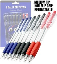 8 Ballpoint Pens Set High