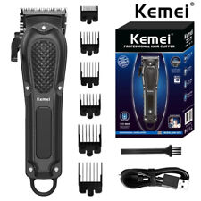 Kemei Professional Hair Clippers Cordless Trimmer Beard Cutting Machine Barber