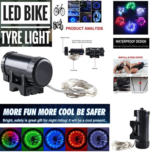 Colour bike lights bicycle - colour,