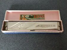 Vintage harmonica in box, The Echo Harp made by M Hohner, Germany