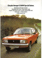 Chrysler avenger 1600 - chrysler, ls