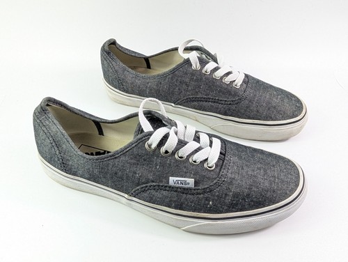 Vans grey canvas trainers 8 - canvas,