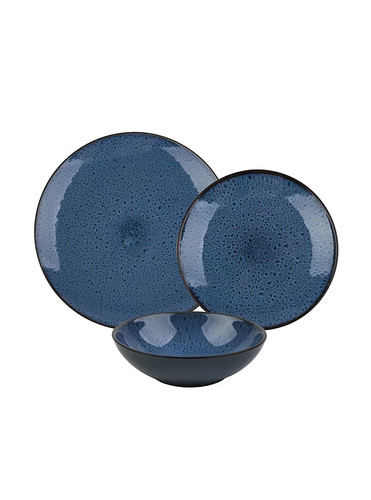 Blue reactive glaze - reactive, set