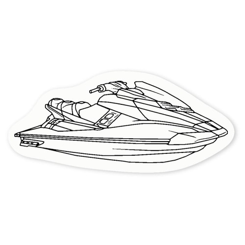 Jet ski clear vinyl - 'jet, ski'