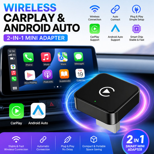 2026 wireless carplay adapter - wireless,