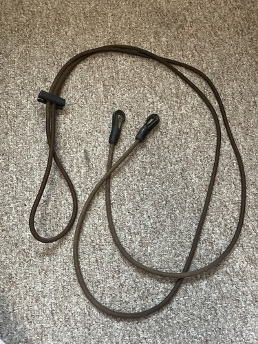 Brown elastic lunging bungee - brown,