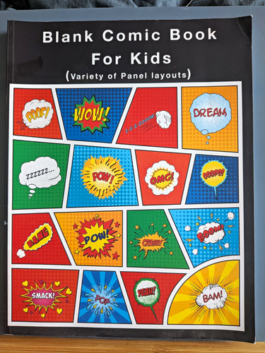 Blank comic book for kids - book,