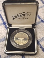 Silver Proof piedfort £1 Coin