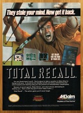 1990 Total Recall Nintendo NES