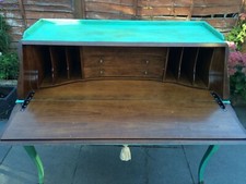 Turquoise Shabby Chic Henredon Secretary Writing Desk