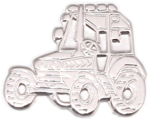Earring tractor silver 925 - earring,