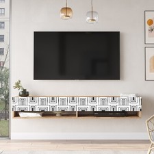 Future TV Unit Maze Pine-White