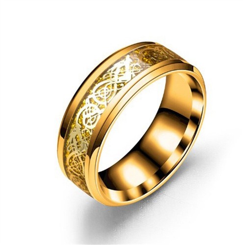 Luxury mens ring dragon - mens,