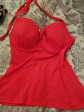 WOMENS   TANKINI TOP SIZE 34d
