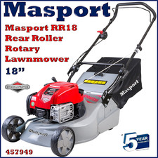 Masport  RR 18" Petrol Rotary Rear Roller Alloy Deck Lawnmower MS-RR Lawn Mower