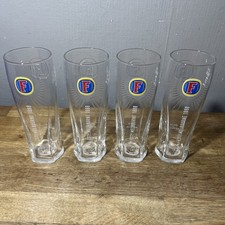 4 New Fosters Lager Pint