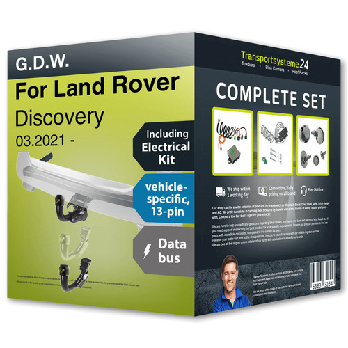 Towbar detachable for land - detachable,
