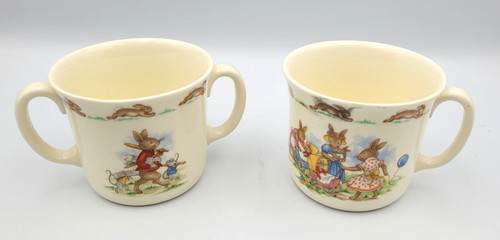 Two royal doulton bunnykins - two,