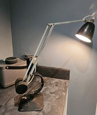Vintage Midcentury Industrial Hadrill Horstmann Counter Balance Desk Lamp