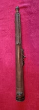British WWI Era Military Stamped Leather Covered  Artillery Sighting Scope