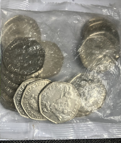 50p sealed bag flopsy bunny - flopsy,