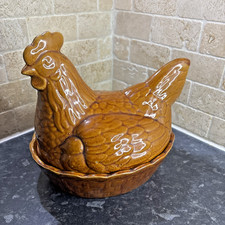 Vintage Ceramic Chicken Egg