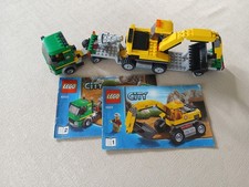 LEGO CITY 4203 Excavator Transporter Complete