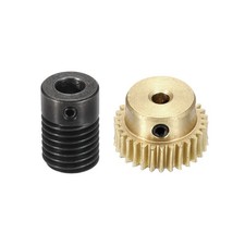 Worm Gear Set 0.5 Module 1:30
