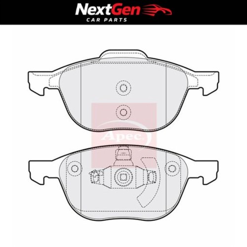 Front brake pads - front, ford