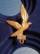 Fattorini & Sons 1950s Vintage EC Eagle Comic Club Dan Dare Brass Pin Badge
