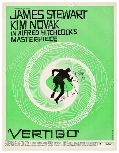 1958 vertigo movie green - vertigo,