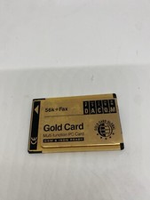 Psion Gold Card V90 ISDN DACOM Multi-function PC Card Good Condition