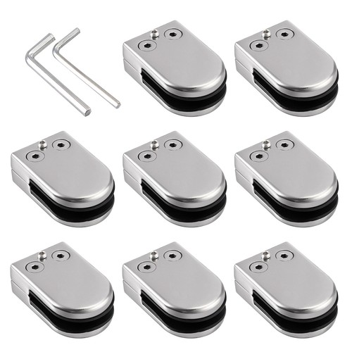8pcs glass clamp clip flat - clamp,