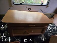 Caravan motorhome campervan Drawer Unit With Breakfast Bar Folding Out Table 