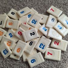 Pick Two 2 Rummikub number Tiles Original Full Size Spares  Replacements Parts