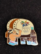 PIN COCA COLA OLYMPIC NAGANO 1998 DRUM
