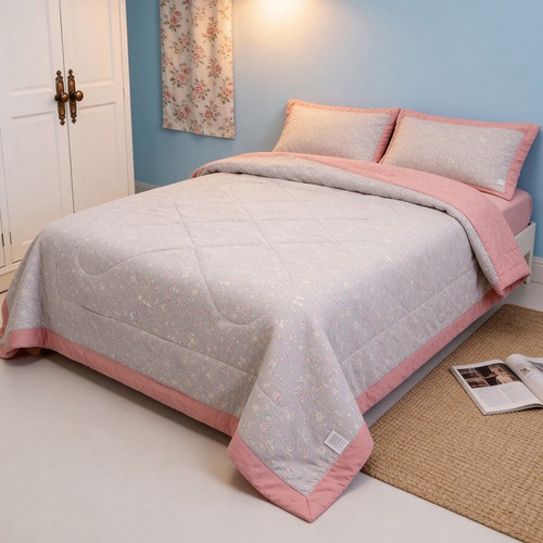 Lightweight quilted summer bed - quilted,