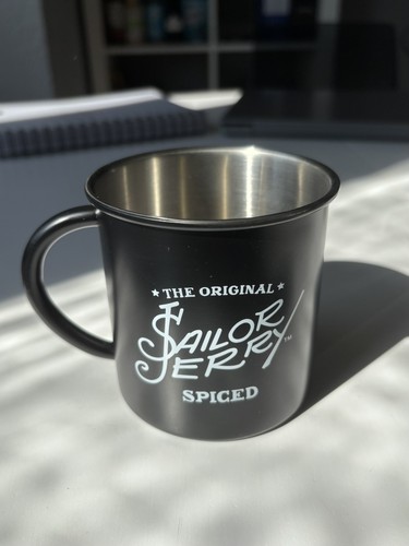 Sailor jerry rum metal mug - rum,