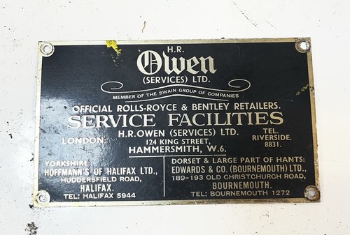 Owen vintage plaque - hr,