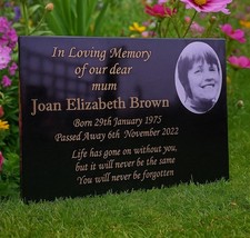 Memorial Grave Plaque Stone