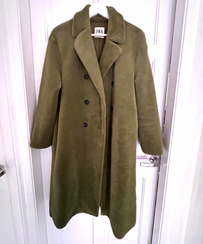 Zara khaki olive - green, faux