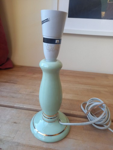 Mint green candle stick gold - mint,