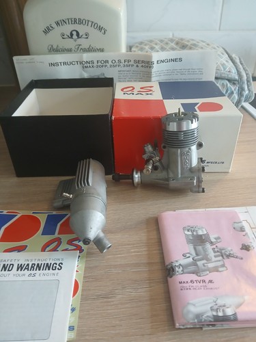 Vintage max rc plane - os, fp