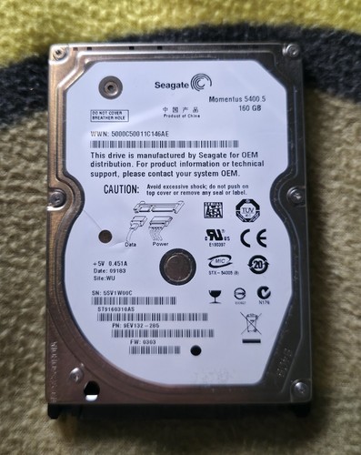 Hard disk 160gb seagate - hard,
