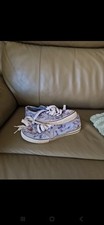 Vans purple low tops, Size UK 5