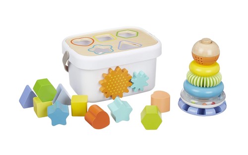 Wooden shape sorter - shape,