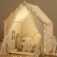 Children Play Tent with Star Lights Boys Girls Princess Toys Small House Outdoor